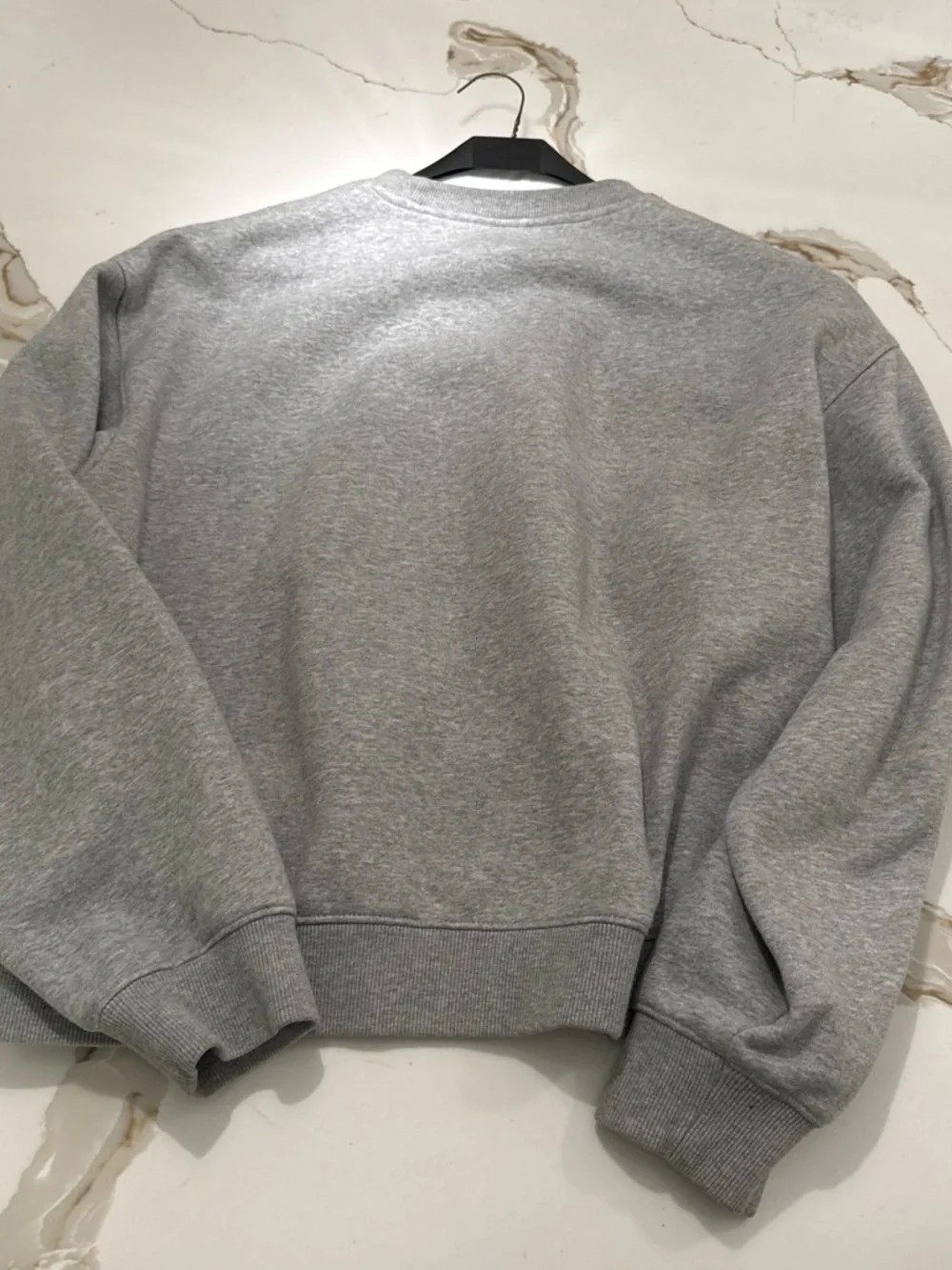& Other Stories Grey Crewneck Sweatshirt with Blue New York City Logo